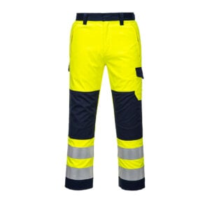 Hi-Vis Modaflame Trousers - Yellow/Navy