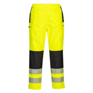 PW3 Hi-Vis Women's Rain Trousers - Yellow/Black