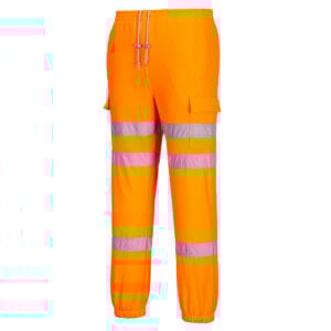 Hi-Vis Three Band Jogger - Orange