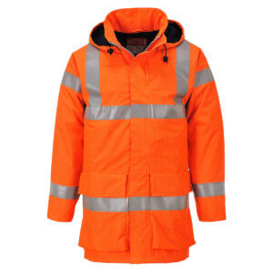 Bizflame Rain Hi-Vis FR Jacket - Orange