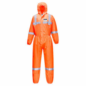 BizTex SMS Coverall Type 5/6 (Pk50) - Orange