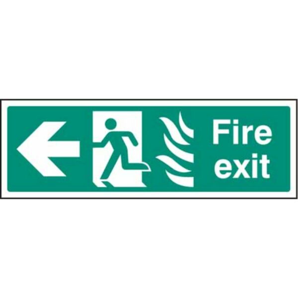Fire exit - arrow left HTM
