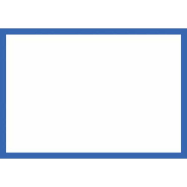 Blank Adapt-a-sign - Blue Border 215x310mm