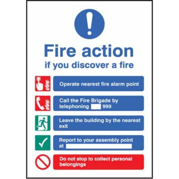 Fire action EEC (manual without lift)   - A5 sav