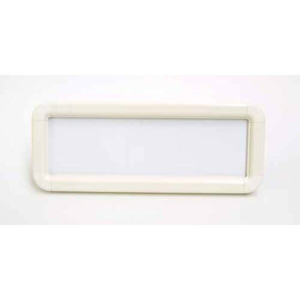 Suspended frame 600x200mm white c/w kit