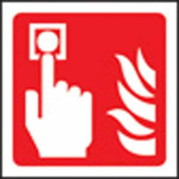 100 S/A labels 100x100mm alarm call point