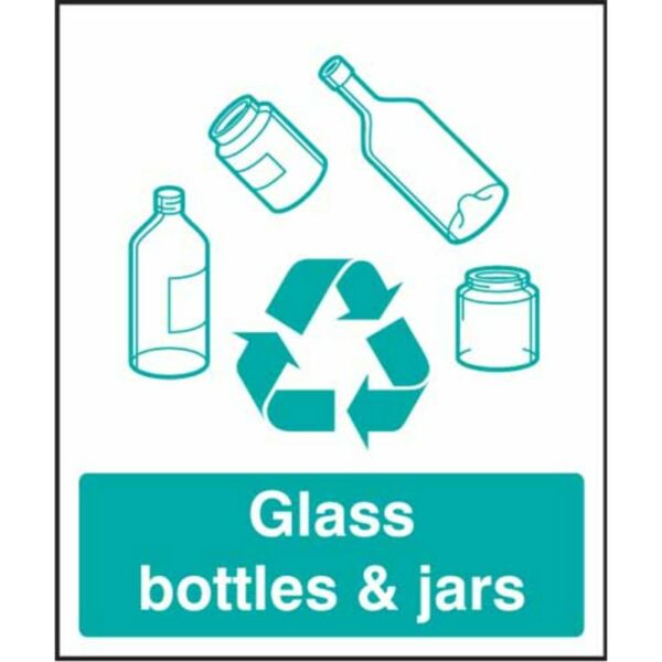 Glass bottles & jars recycling