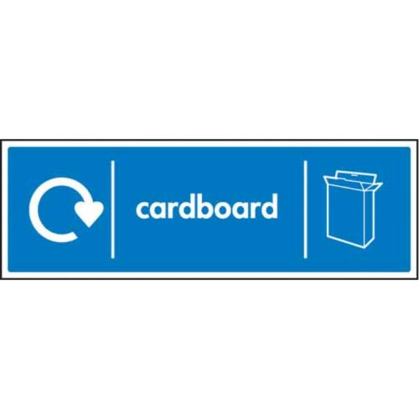 WRAP Recycling Sign - Cardboard
