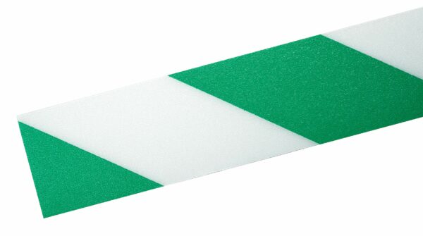 Durable DURALINE® Strong Floor Marking Tape Green/White 50mm x 30m  | Pack of 1 - Image 2