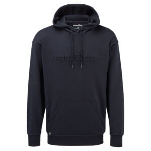 Portwest Embossed Hoodie - Navy