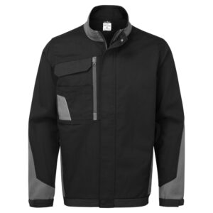 WX1 Lightweight Cotton Work Jacket - Black/Grey