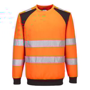 WX2 Eco Hi-Vis Sweatshirt - Orange/Black