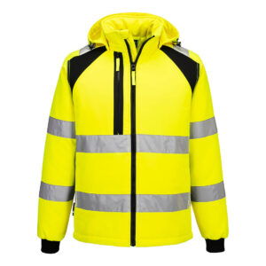 WX2 Eco Hi-Vis Padded Softshell (2L) - Yellow/Black