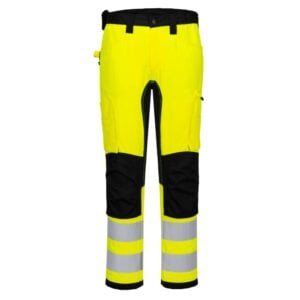WX2 ECO Hi-Vis Stretch Trade Trouser - Yellow/Black