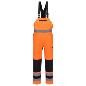 WX2 Eco Hi-Vis Bib & Brace - Orange/Black