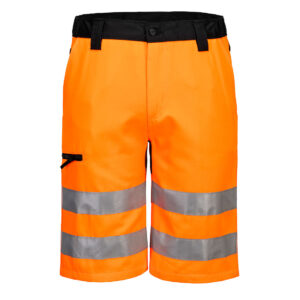 WX2 Eco Hi-Vis Shorts - Orange/Black