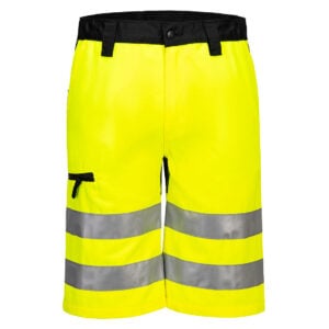 WX2 Eco Hi-Vis Shorts - Yellow/Black