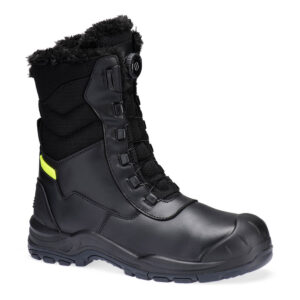 Steel Leather Winter High Boot S3L SC HRO CI SR - Black