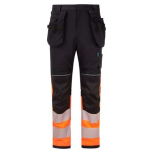 PW3 Modaflame Work HVO Class 1 FR Holster Trousers - Orange/Black