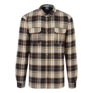 KA3 Sherpa Lined Check Shirt - Black