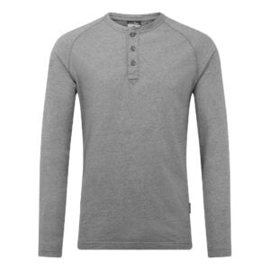 KA3 Henley T-Shirt L/S - Zoom Grey
