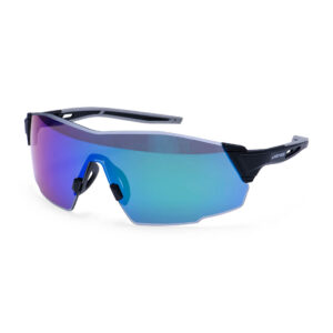 Sporty Shield Safety Glasses - Blue Mirror