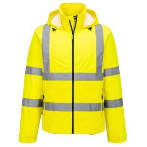 Hi-Vis Lightweight Packable Jacket - Yellow