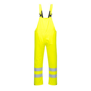 Sealtex Ultra Hi-Vis Rain Bib and Brace - Yellow