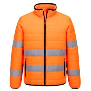 Hi-Vis Baffle Jacket - Orange/Black