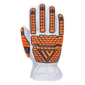 Goat Leather Impact Cut Glove A6 - White