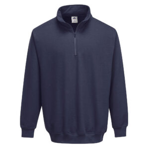 Sorrento 1/4 Zip Neck Sweatshirt - Navy