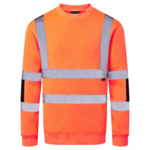 Hi-Vis Knit Sweatshirt - Orange
