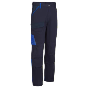 WX1 Two Tone Cotton Work Trousers - Navy/Royal