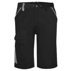 WX1 Two Tone Cotton Shorts - Black/Grey