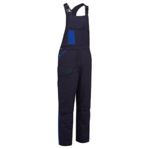 WX1 Two Tone Insulated Cotton Bib and Brace - Navy/Royal