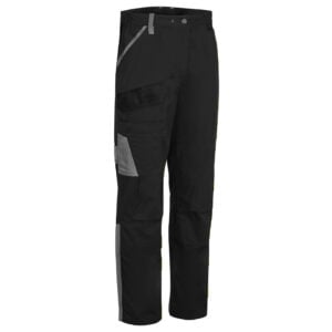 WX1 Lightweight Cotton Work Trousers - Black/Grey