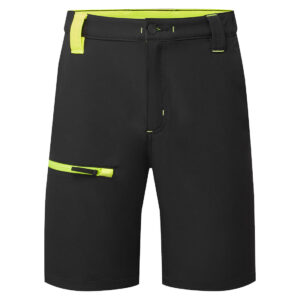 WX2 Eco Stretch Shorts - Black/Yellow