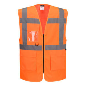 ES1 Essential Hi-Vis Mesh Executive Vest - Orange