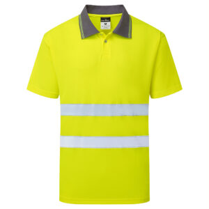 ES1 Essential Hi-Vis Polo Shirt S/S - Yellow