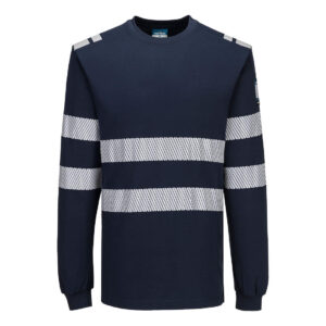 PW3 Modaflame Knit FR Long Sleeve T-Shirt - Navy