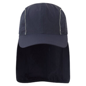 Breathable Sun Shield Cap - Navy